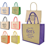 Branded Jute Bags UK, Printed Halton Jute Bags