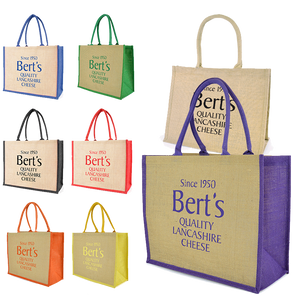 Branded Jute Bags UK, Printed Halton Jute Bags