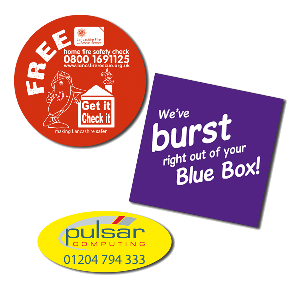 branded stickers UK