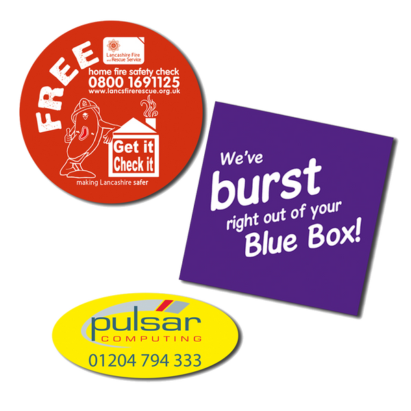 Printed Stickers - Various Sizes