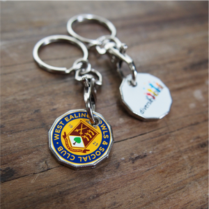 promotional 12 sided trolley coins PG Promotional Items UK