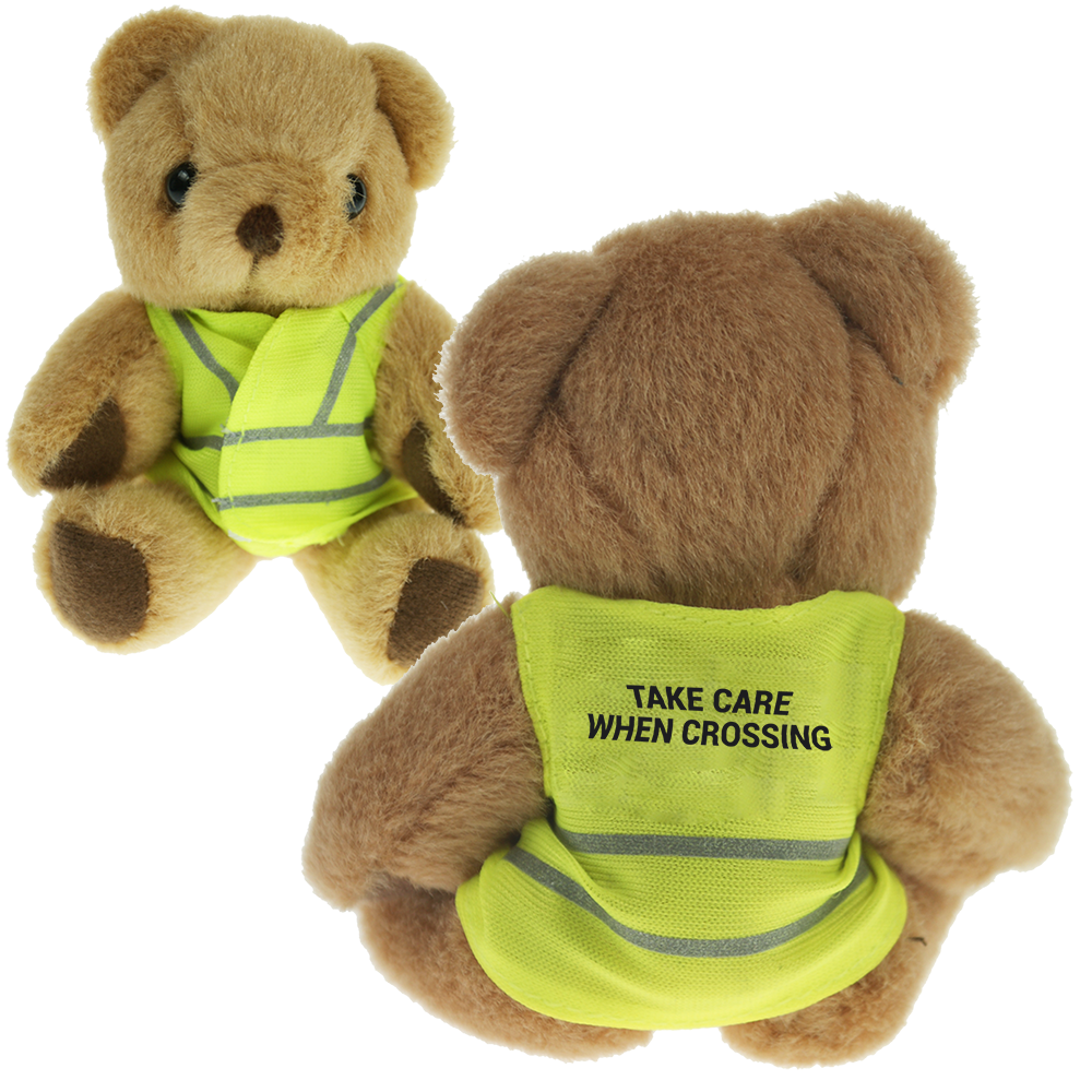 Bears - High Vis Bears 13cm  - PG Promotional Items