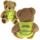 Bears - High Vis Bears 13cm  - PG Promotional Items