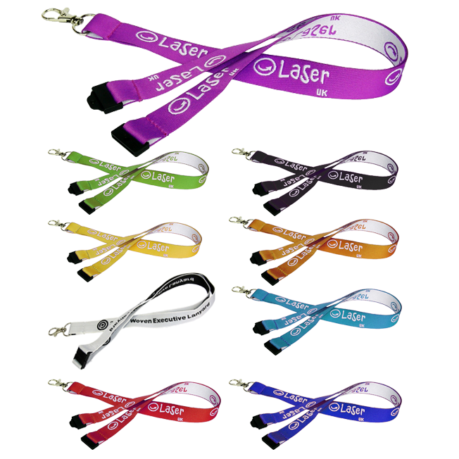Lanyards - 25mm Woven Lanyards  - PG Promotional Items