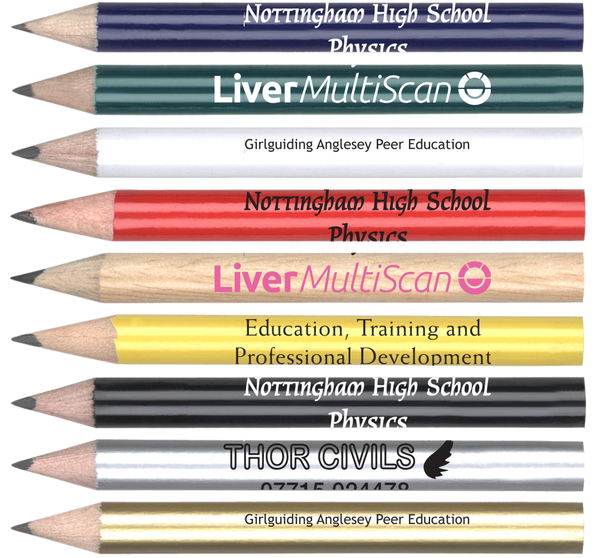 Mini Promotional Pencils - Unprinted sample