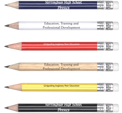  - Mini Pencils With Eraser - Unprinted sample  - PG Promotional Items