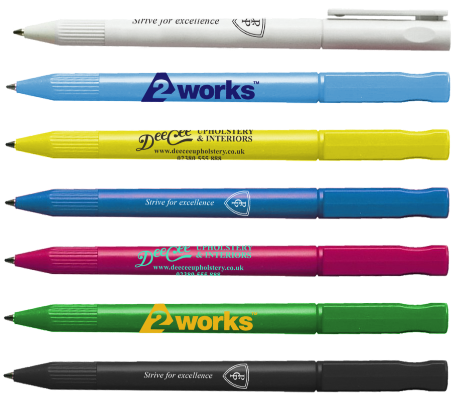 Low cost promotional pens - Saver Solid Oasis Pens  - PG Promotional Items