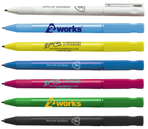 Low cost promotional pens - Saver Solid Oasis Pens  - PG Promotional Items