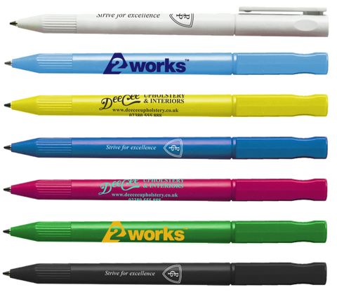 Low cost promotional pens - Saver Solid Oasis Pens  - PG Promotional Items