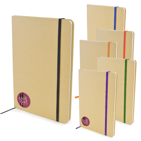 A5 Natural Notebooks - Unprinted sample