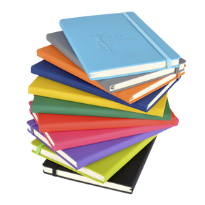 Notepads & Paper - A5 Soft PU Notebooks - Debossed  - PG Promotional Items