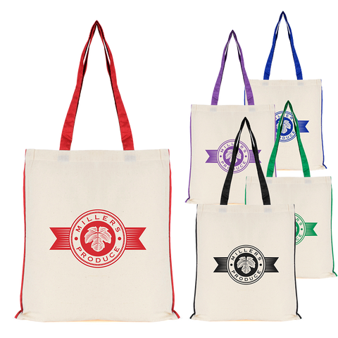 Printed Adelaide Bags, Printed cotton Shopper UK, Branded tote bags