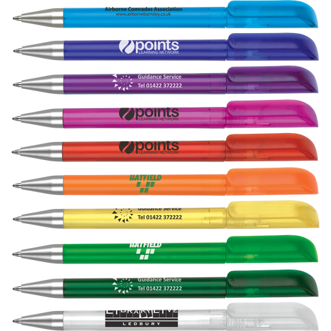 Low cost promotional pens - Alaska Frost Pens - 48 hour  - PG Promotional Items