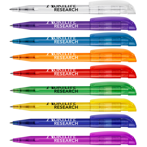 Low cost promotional pens - Arch Pens - Transparent  - PG Promotional Items