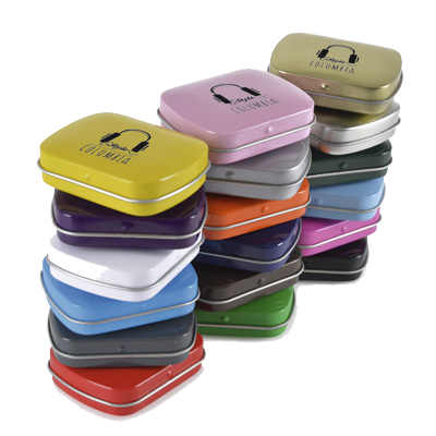 Coloured Mint Tins - Unprinted sample