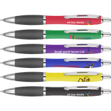 contour digital softfeel ballpens, printed soft pens, soft feel pens printed uk