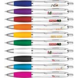 Low cost promotional pens - Digital Printed Curvy Pens  - PG Promotional Items
