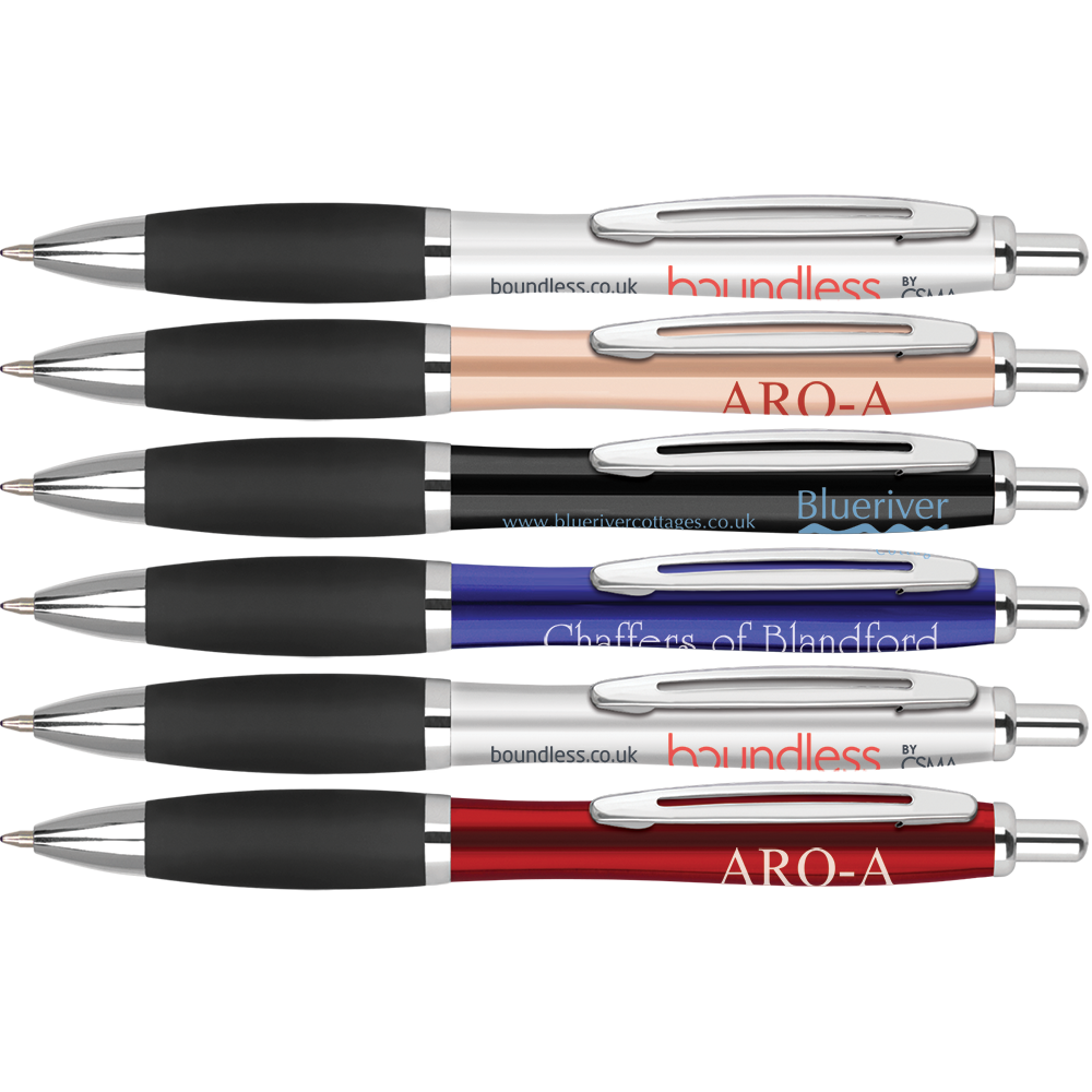 Metal Pens - Metal Curvy Pens  - PG Promotional Items