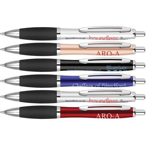 Metal Pens - Metal Curvy Pens  - PG Promotional Items