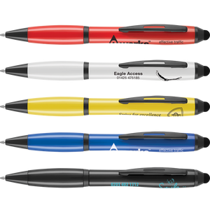 Multifunction Pens - Stealth Curvy Pens  - PG Promotional Items
