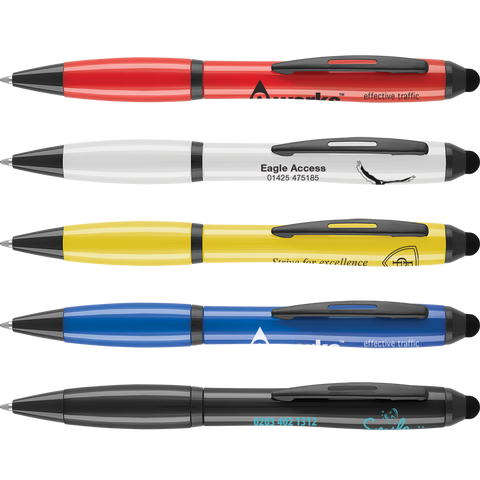 Multifunction Pens - Stealth Curvy Pens  - PG Promotional Items