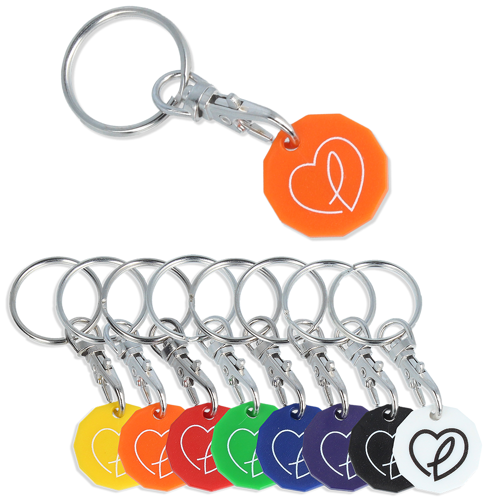 Trolley coins - 12 sided Eco Trolley Coins  - PG Promotional Items