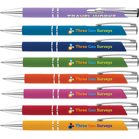  - Electra Soft Touch Ballpens LT - Unprinted sample  - PG Promotional Items