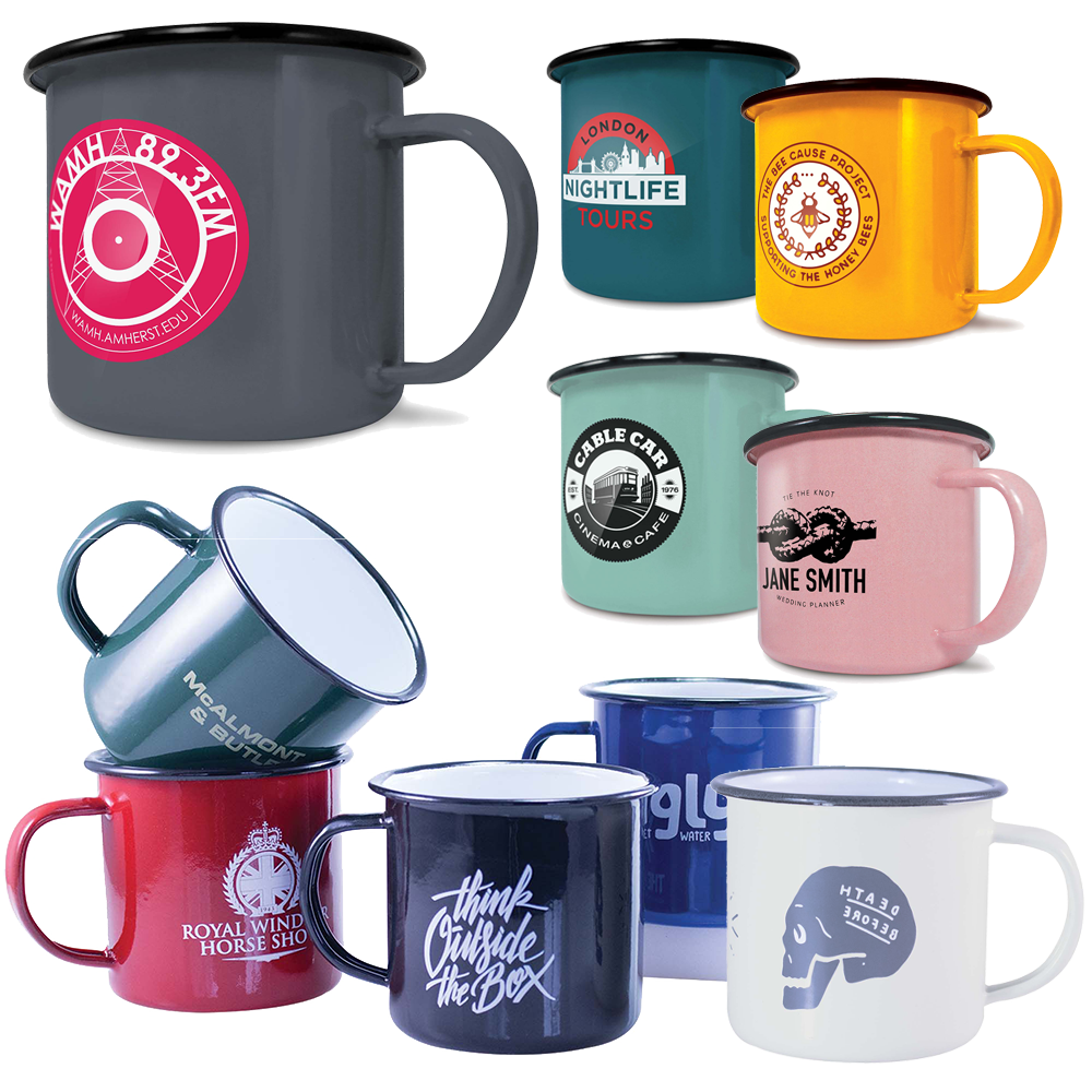 Ceramic Mugs - Printed Enamel Mugs 10oz  - PG Promotional Items
