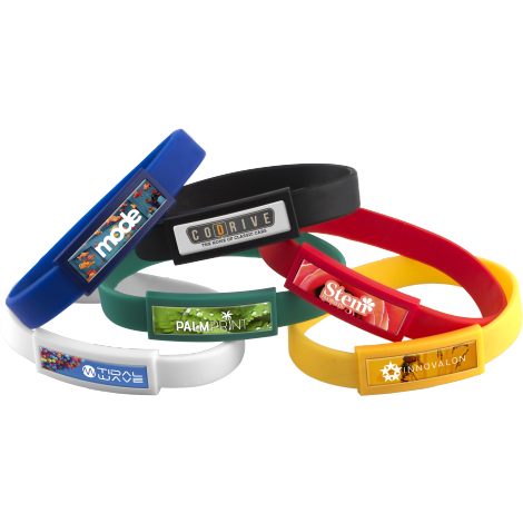 Express Domed Wristbands - Unprinted Sample