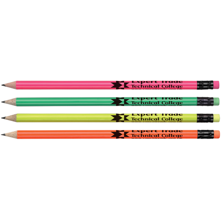 Pencils - Fluorescent Pencils  - PG Promotional Items