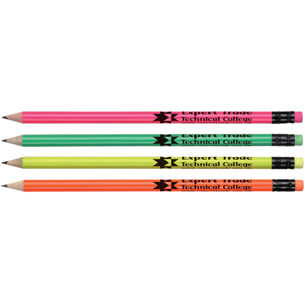 Fluorescent Pencils - Unprinted sample