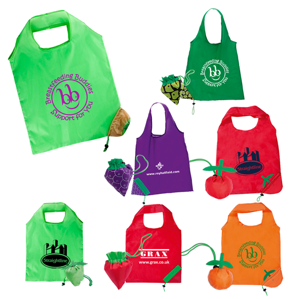 Foldable Fruit Tote Bags - Unprinted sample