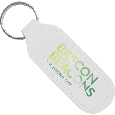 Promotional Leather Keyrings - Digital Leather Keyrings - Oblong  - PG Promotional Items