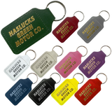 Promotional Leather Keyrings - Leather Keyrings - Square  - PG Promotional Items