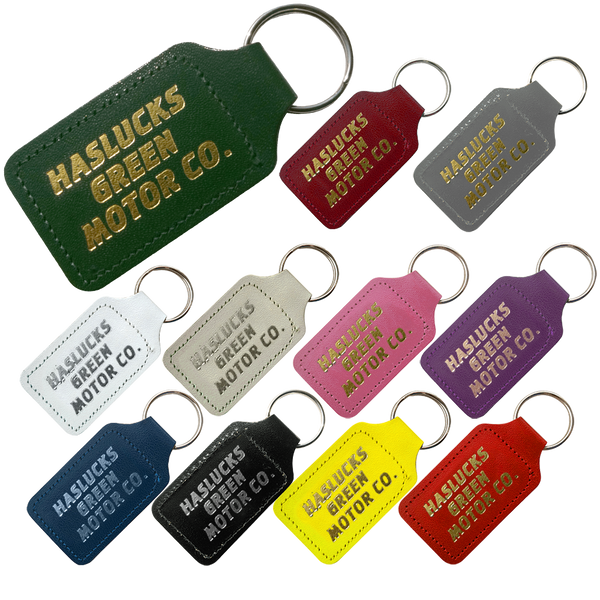 Leather Keyrings - Oblong