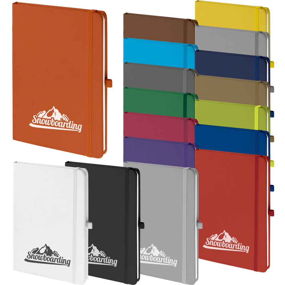 Notepads & Paper - A5 Soft Mood Notebooks - FSC Approved  - PG Promotional Items