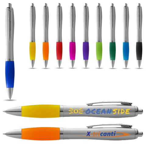 cheap printed pens uk curvy pen