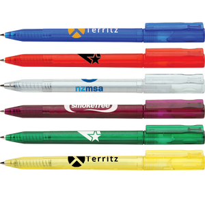 Low cost promotional pens - Saver Oasis Frost Pens  - PG Promotional Items