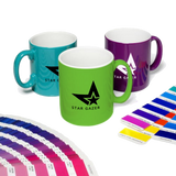 Ceramic Mugs - Pantone Matched Cambridge Mugs  - Colour Coat Mugs,  PG Promotional Items