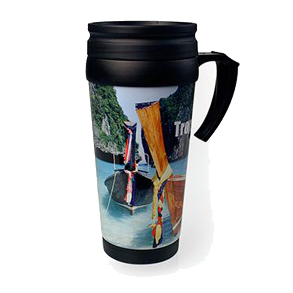 Malabar Photo Travel Mugs - Unprinted sample