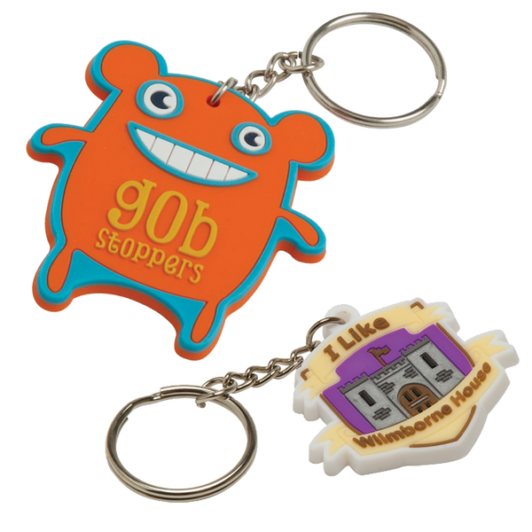Soft PVC Keyrings - Unprinted sample
