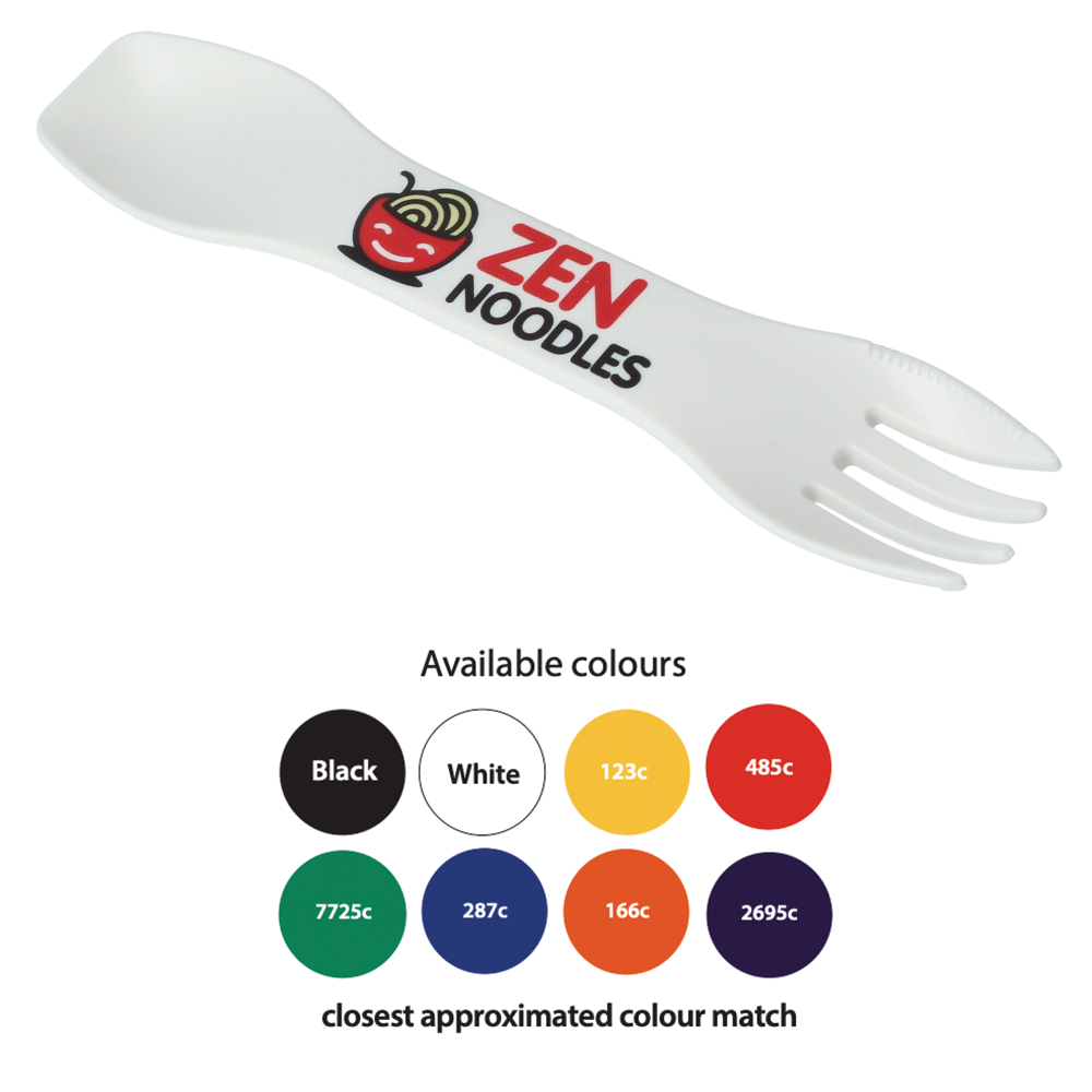 Printed Sporks, Promotional Sporks, Branded Sporks with logo UK