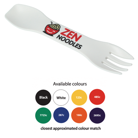 Printed Sporks, Promotional Sporks, Branded Sporks with logo UK