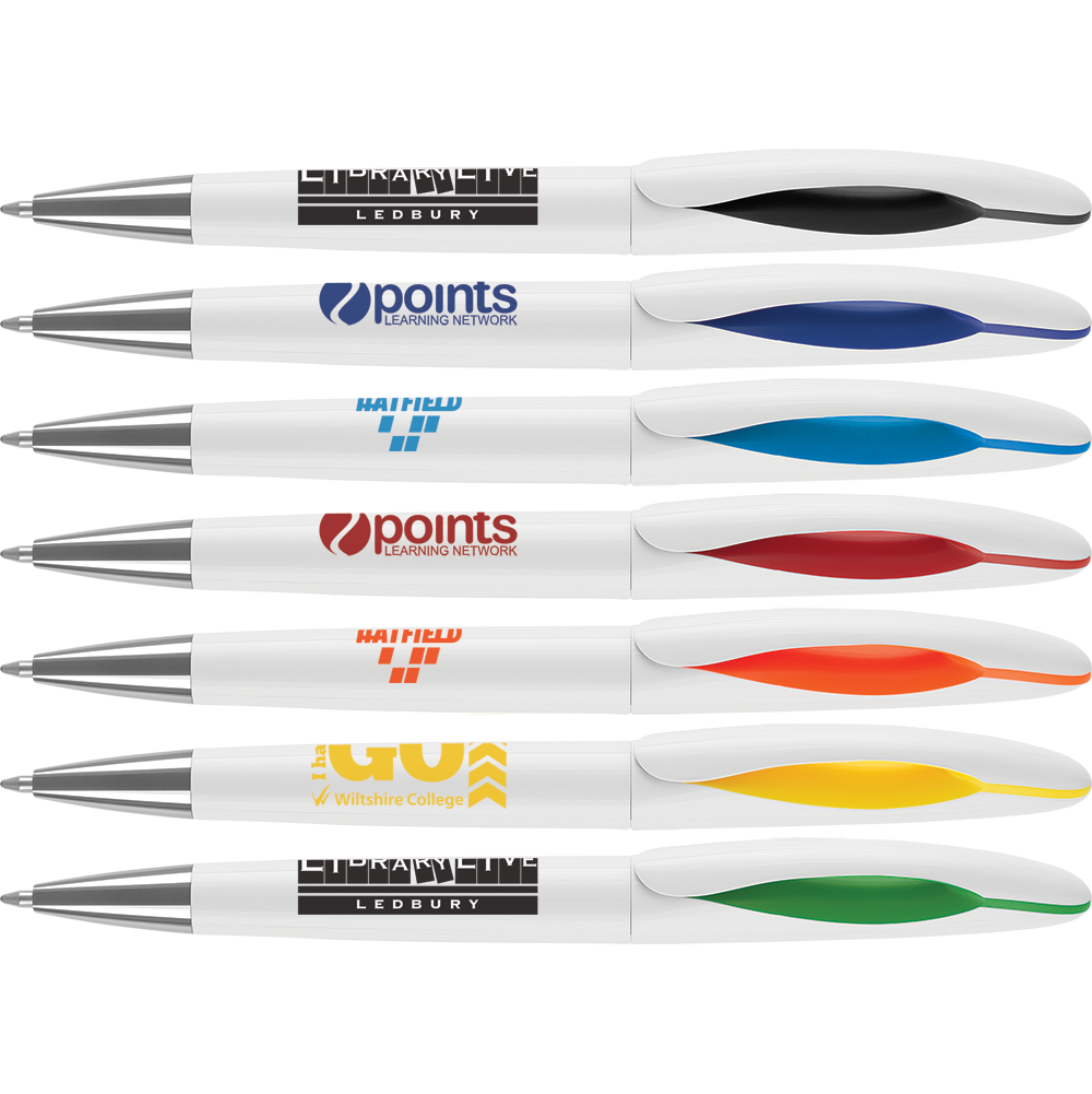 Low cost promotional pens - Wave Pens  - PG Promotional Items