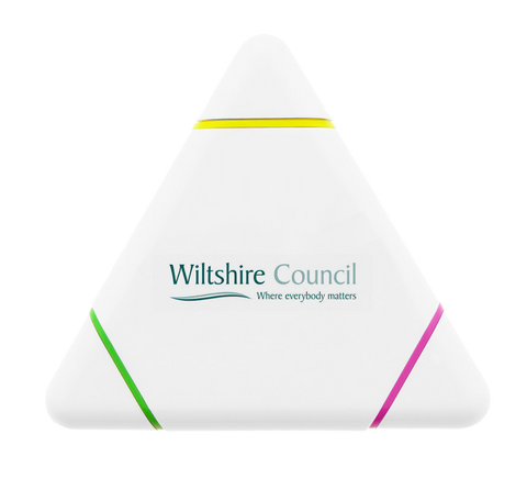 Highlighters - Triangle Highlighters - 48 hour  - PG Promotional Items
