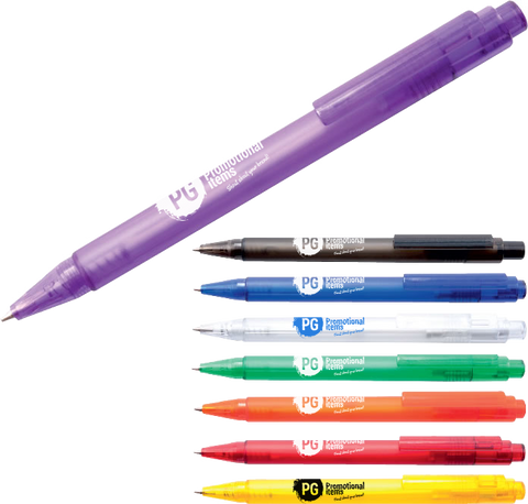  - Frosted Custom Pens - Unprinted sample  - PG Promotional Items