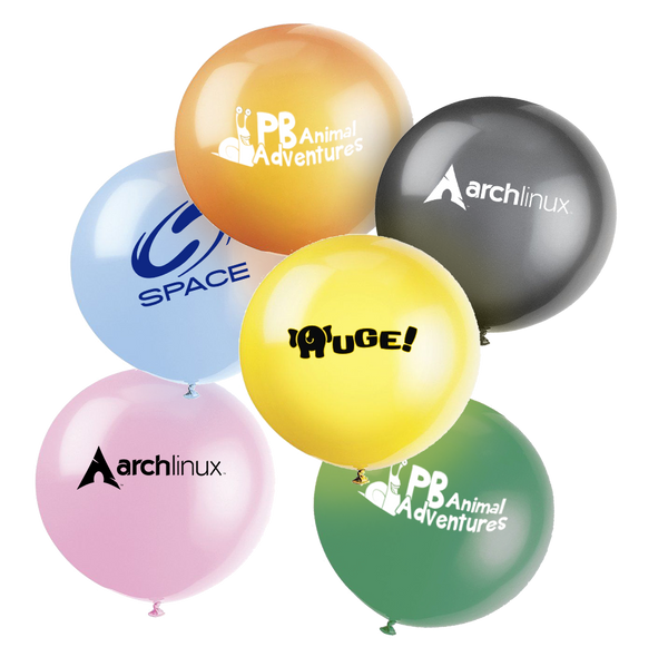 Giant 36" Balloons - Unprinted sample