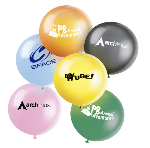  - Giant 36" Balloons - Unprinted sample  - PG Promotional Items
