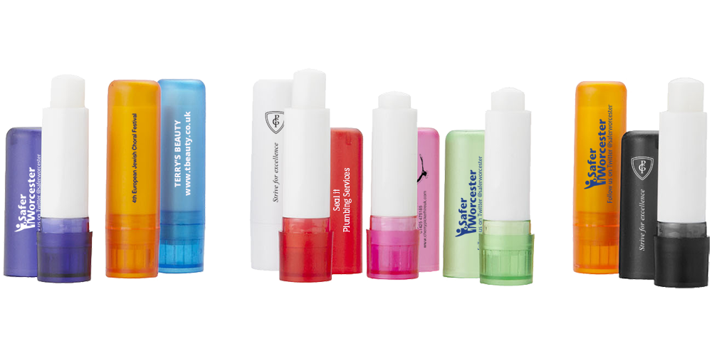 Lifestyle & Creative - Coloured Lip Balms  - PG Promotional Items