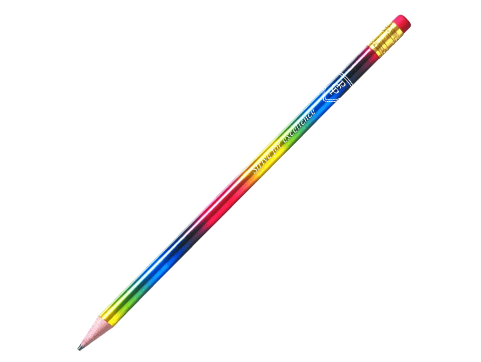 Pencils - Rainbow Pencils  - PG Promotional Items